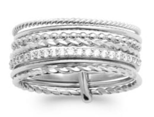 Bague Semainier "OZ" - Argent 925