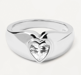 Bague Bright heart - Argent 925 (PDPaola)
