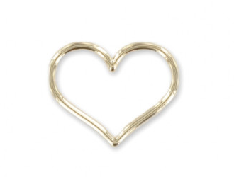 Pendentif love ajouré XS - 14mm