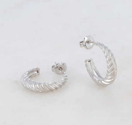 Créoles Amina - Argenté