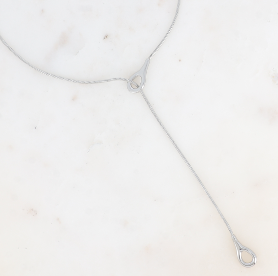 Collier Automne argenté