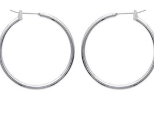 Créoles Tia fines 30mm - Argent 925
