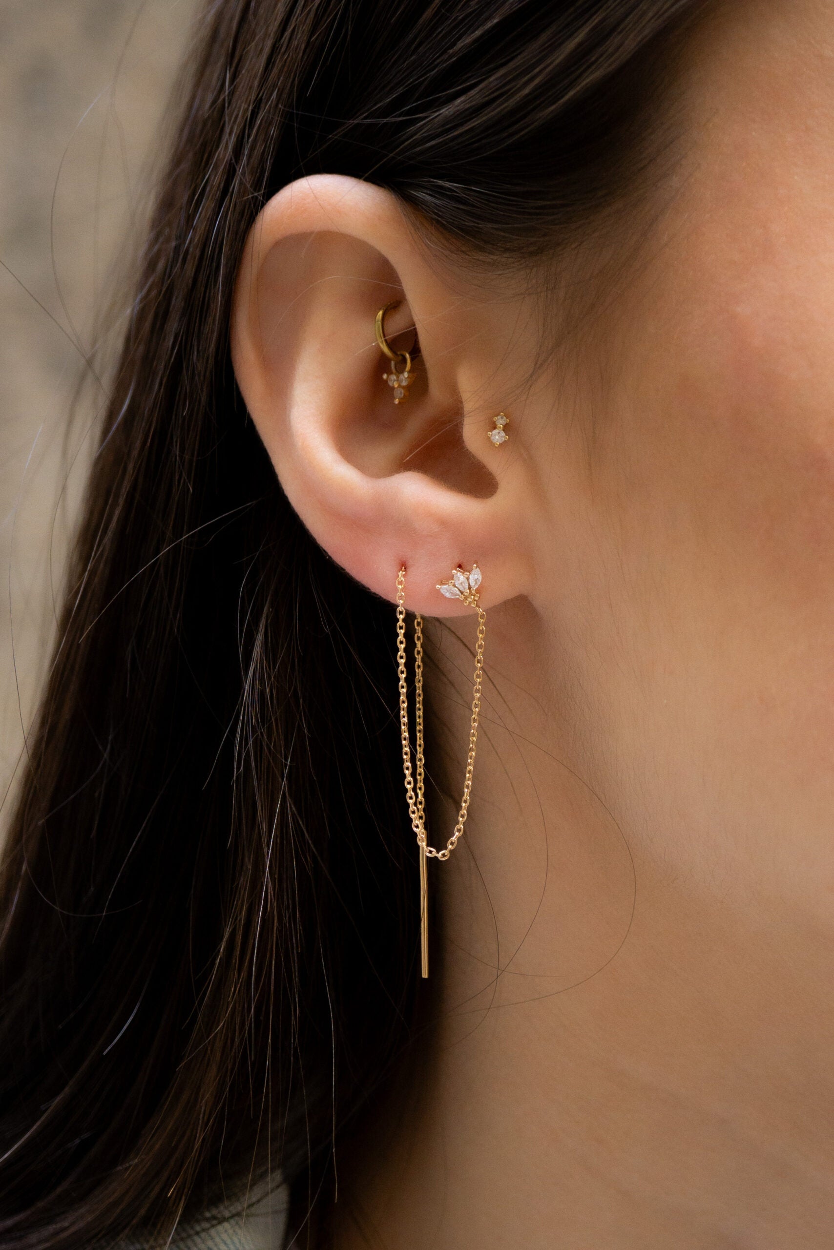 Mono boucle Délia "Chaîne"