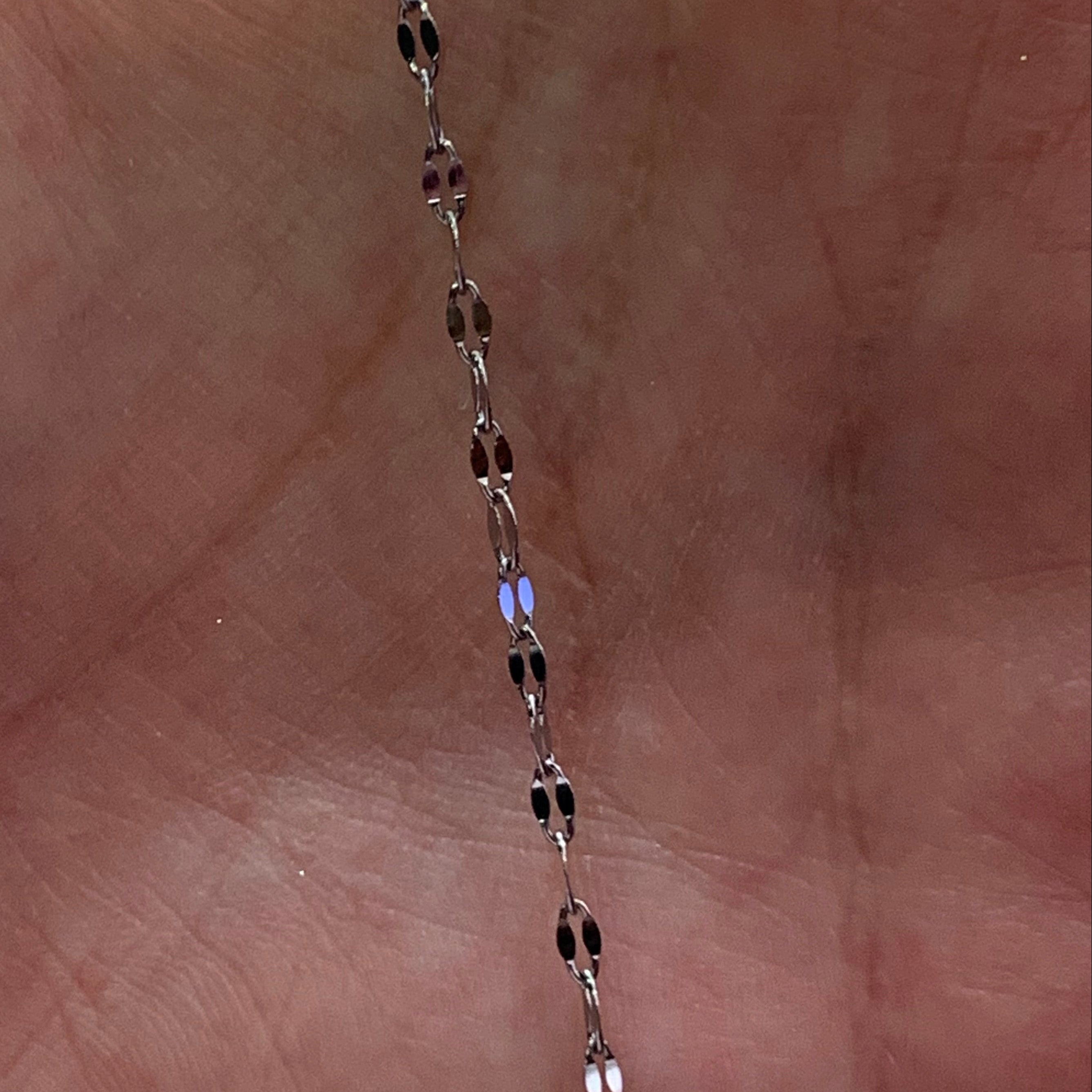BP-Chaine acier argenté 2 (ovale)