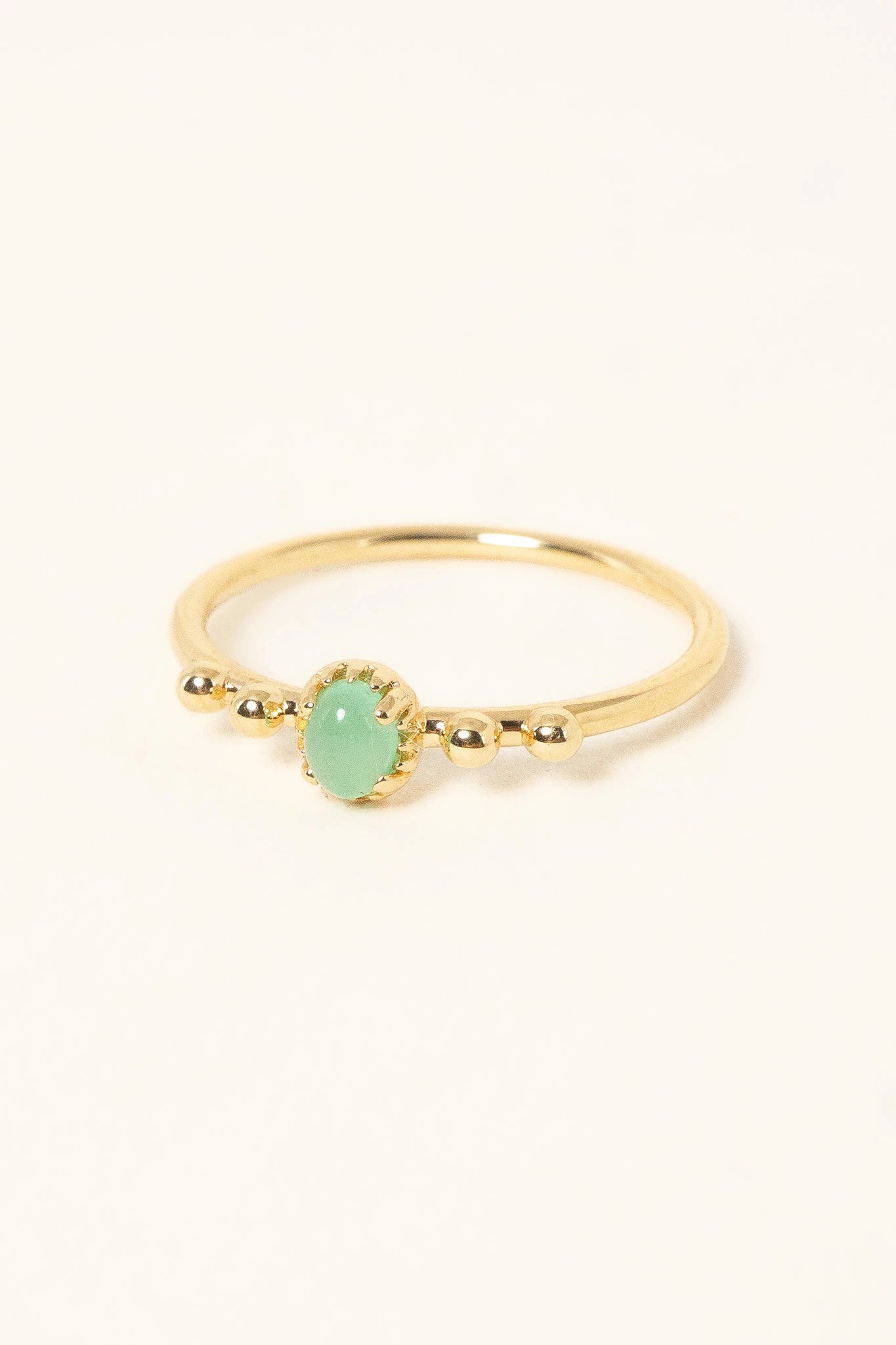 Bague Alix "Vert clair"
