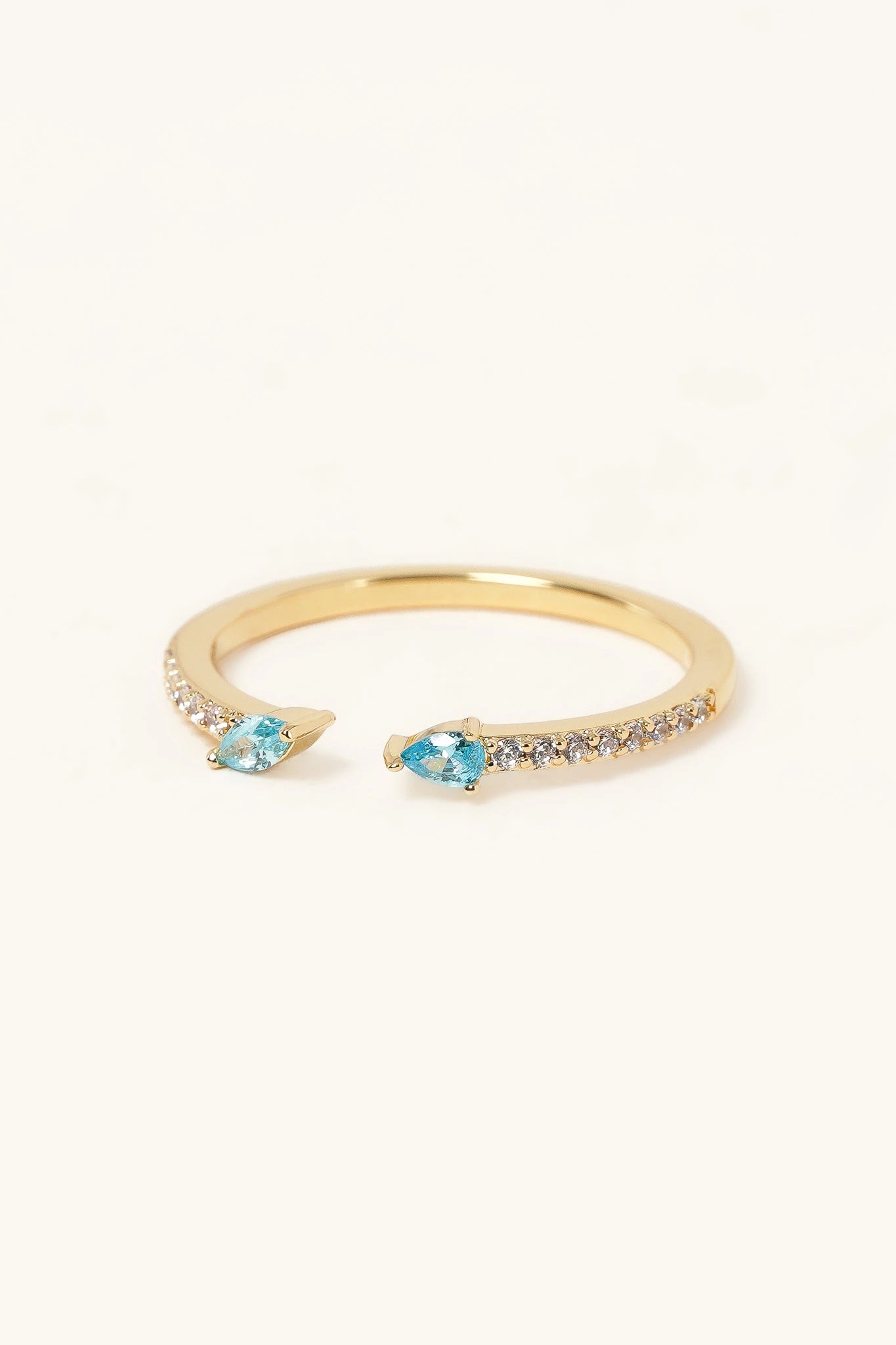 Bague Milia "Bleu Lagon"