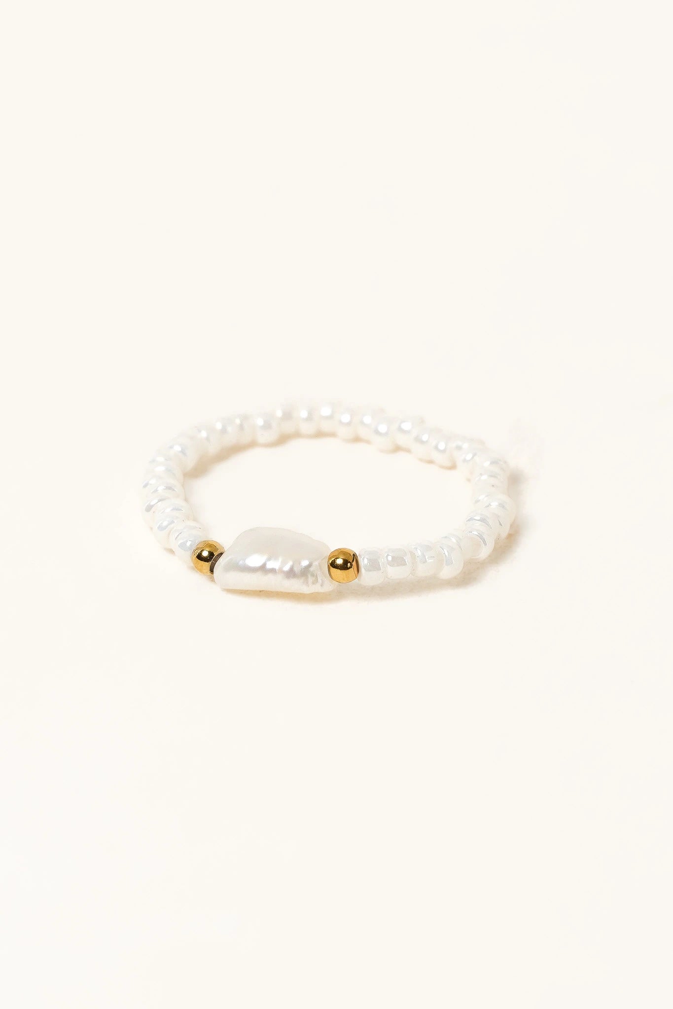 Bague Miyuki "Blanche"