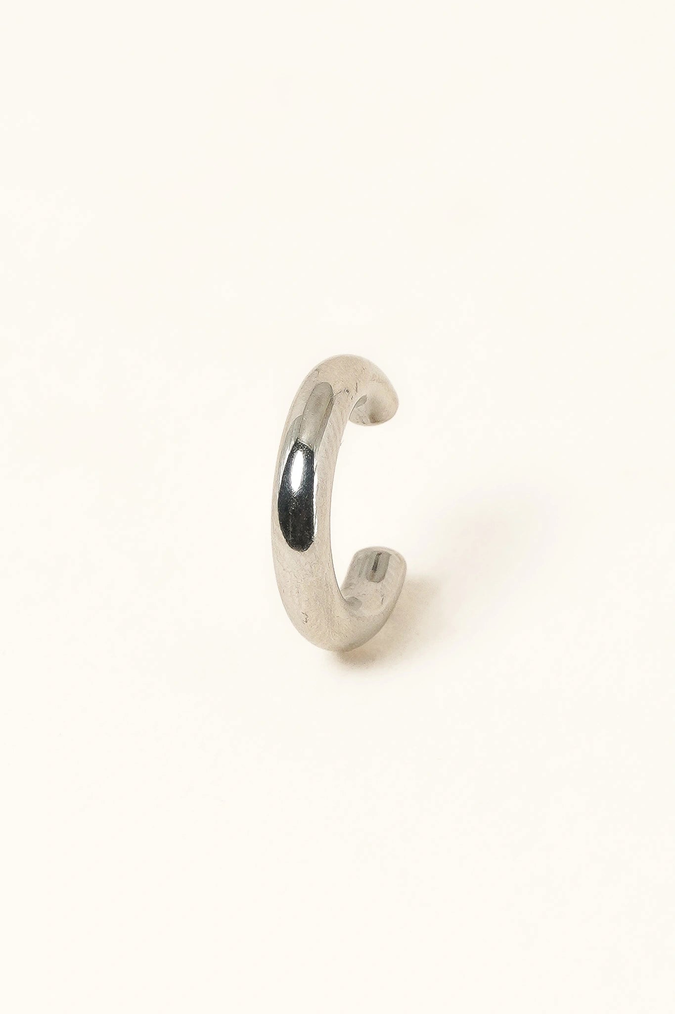 Bague d'oreille Lisse - Argenté