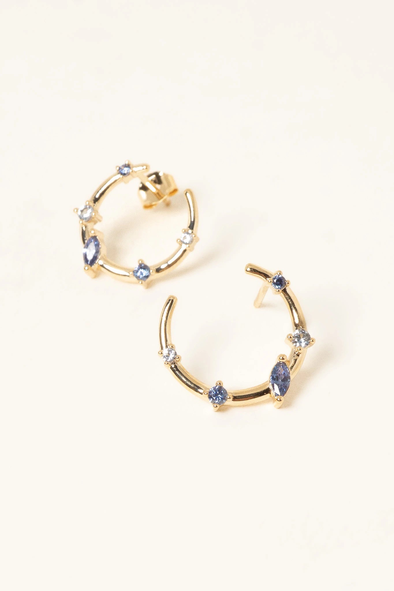 Boucles d'oreilles Élina "Bleu"