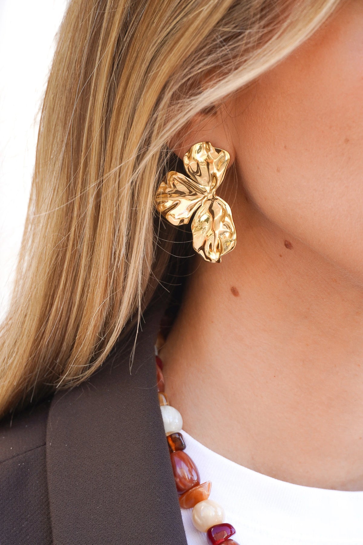 Boucles d'oreilles Leaf