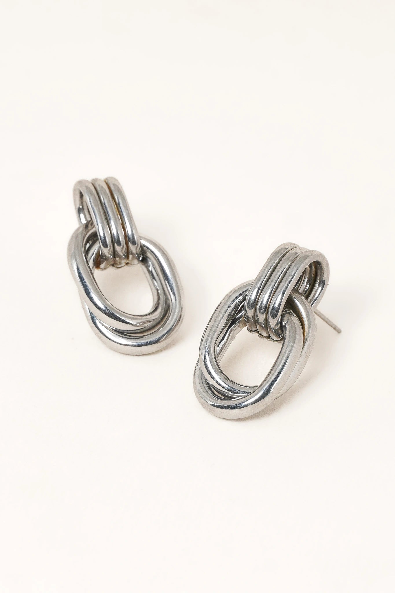 Boucles d'oreilles Victoire N°2 - Argenté