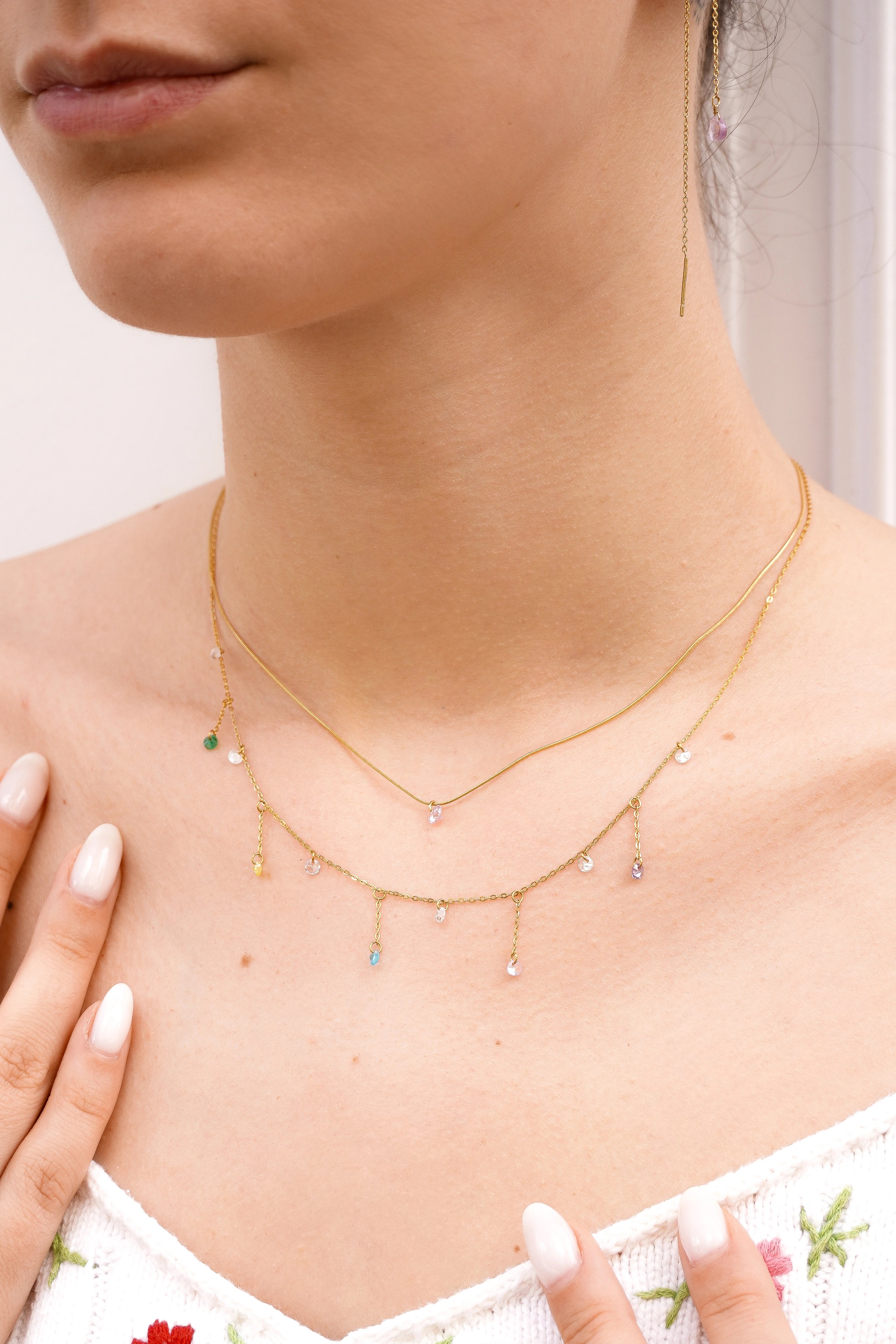 Collier Anatoline N°3 "Pastel"