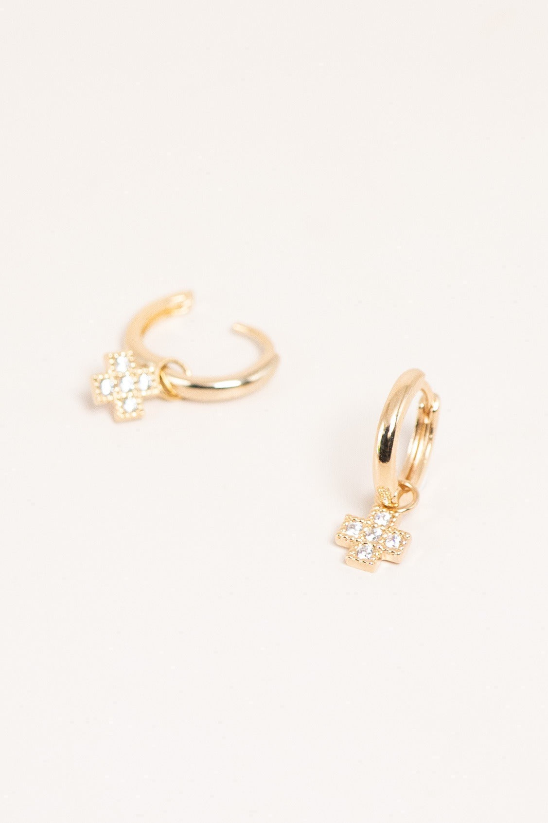 Mini créole Faith - Plaqué or