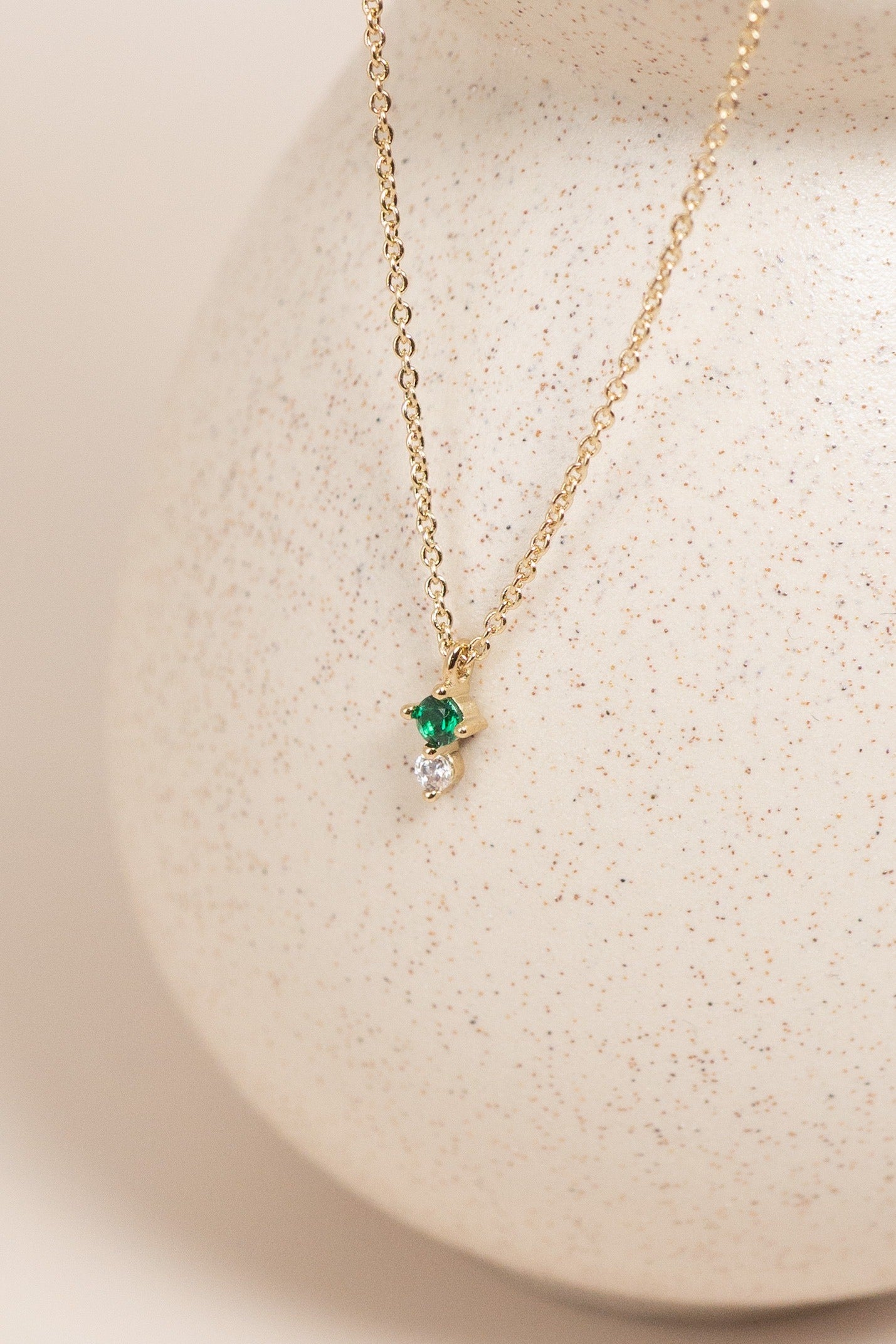 Collier Mélia N°2 "Vert"