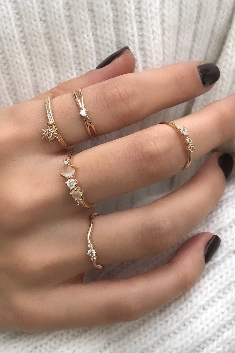 Bague Armelle - Plaqué or