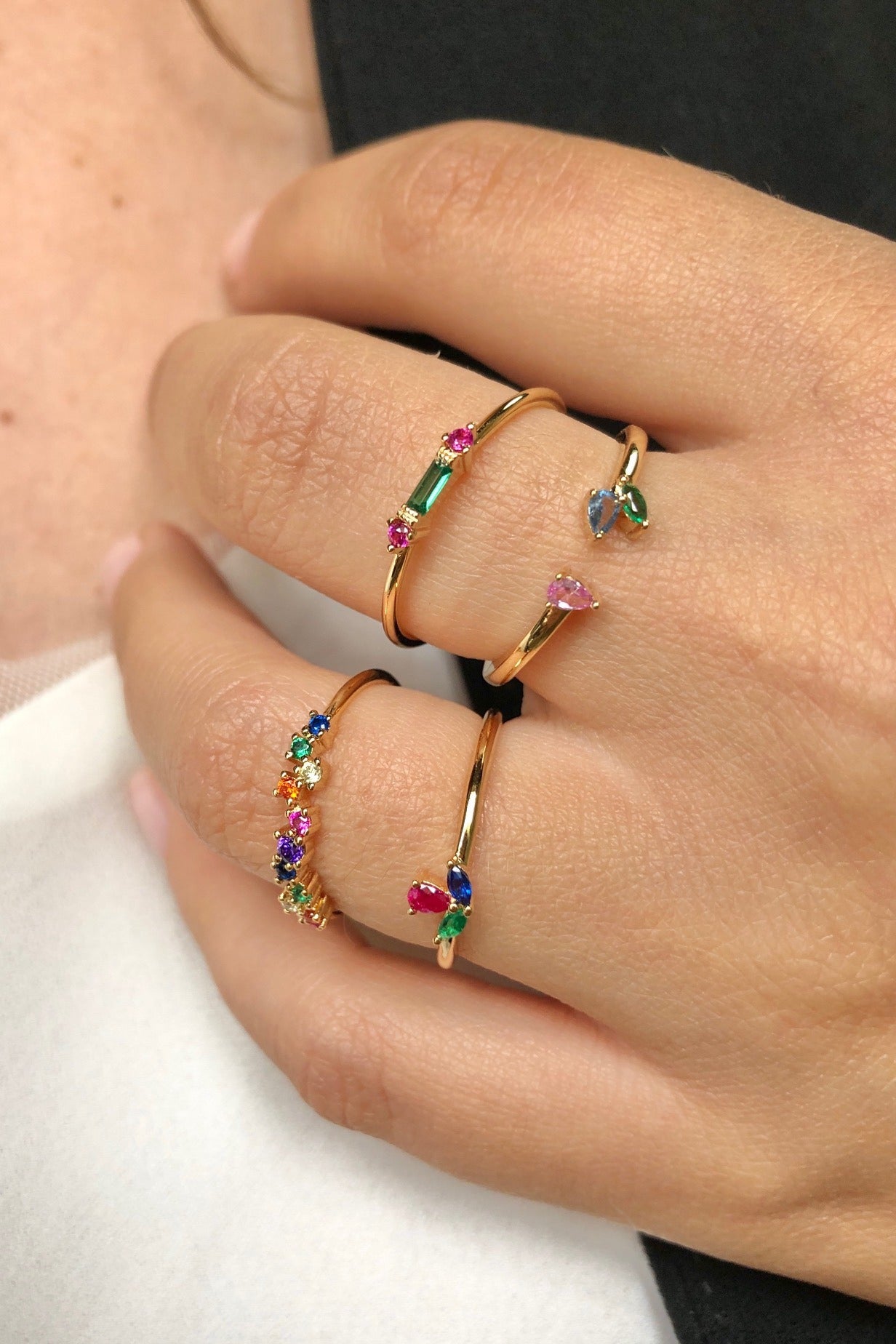 Bague Jenn "Multicolore"