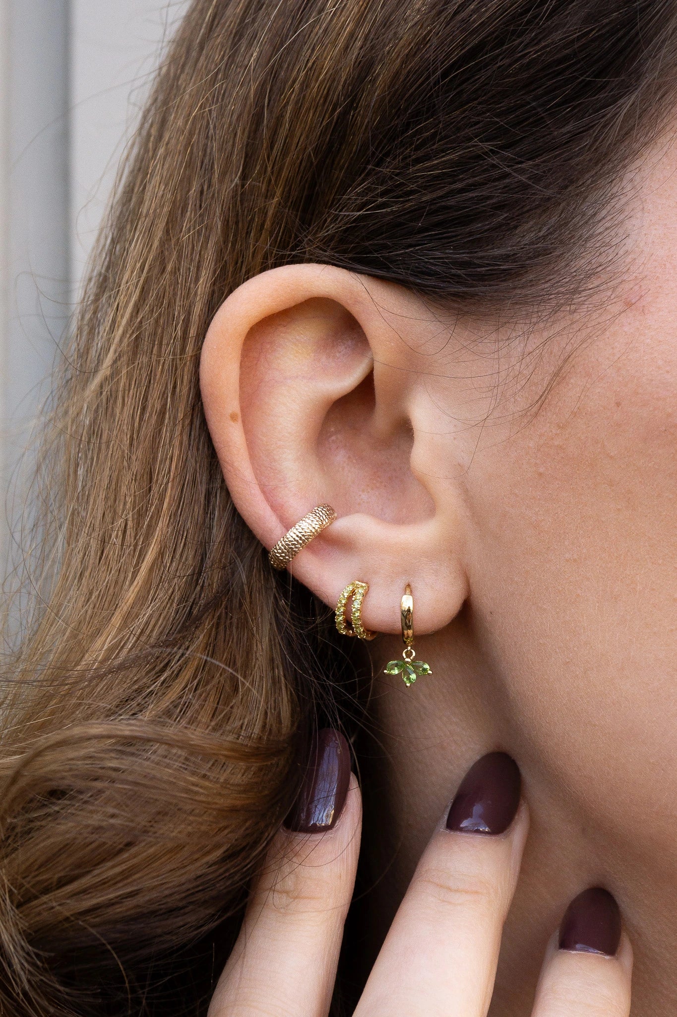 Mini créole Délia "Vert Citron"