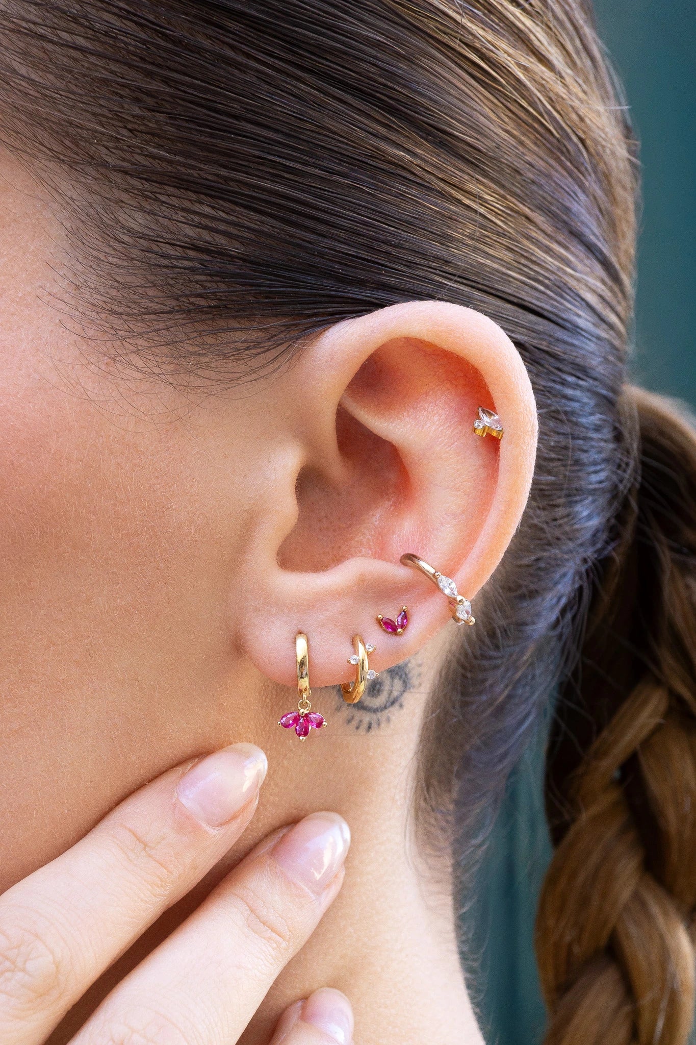 Mini créole Délia "Fushia"